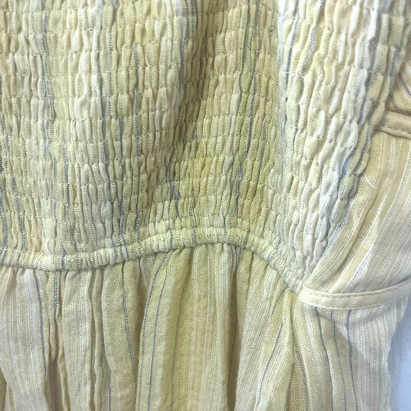 Blu Pepper Stripe Tie Front Empire Waist Maxi Dress - Picture 12 of 12